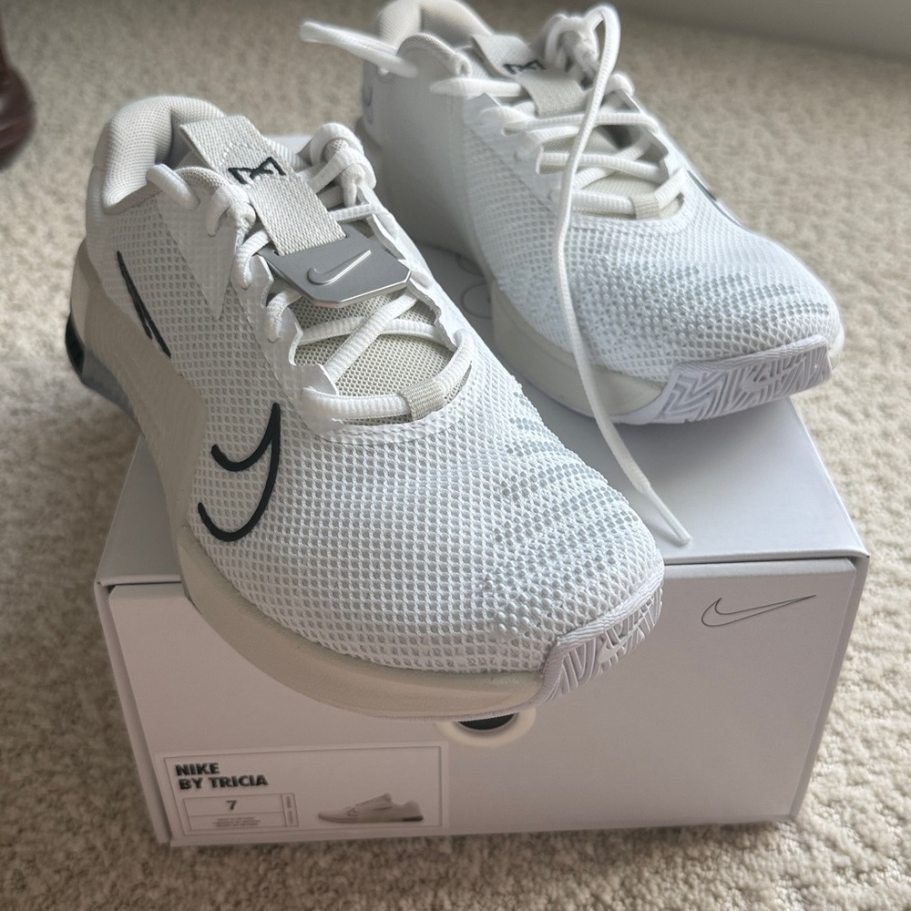 Nike White and Black Athletic Shoes